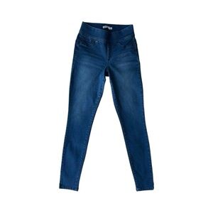 RICKI'S BLUE  DENIM STYLE STRETCHY SKINNY LEGGINGS WOMENS SIZE XS